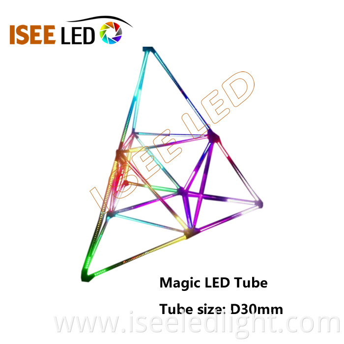 clear cover magic 3D LED tube